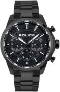 Police Miesten kello PEWJK2204202 Musta/Teräs Ø46 mm