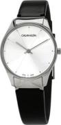 Calvin Klein Naisten kello K4D221C6 Hopea/Nahka Ø32 mm