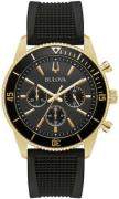 Bulova Miesten kello 98A250 Musta/Kumi Ø42 mm