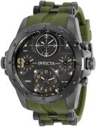 Invicta Miesten kello 31138 Coalition Forces Musta/Teräs Ø50 mm