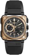 Bell & Ross Miesten kello BR-X1-ROSE-GOLD-CERAMIC Experimental