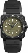 Bell & Ross Miesten kello BR-03-92-DIVER-MILITARY Instruments