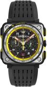 Bell & Ross Miesten kello BR-X1-RS19 Experimental Musta/Kumi