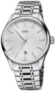 Oris Miesten kello 01 733 7721 4051-07 8 21 88 Culture Hopea/Teräs