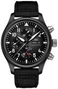 IWC Miesten kello IW389101 Pilots Musta/Nahka Ø45 mm