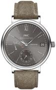 IWC Miesten kello IW510115 Portofino Harmaa/Nahka Ø45 mm