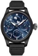 IWC Miesten kello IW503001 Pilots Sininen/Nahka Ø46.5 mm