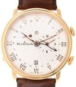 Blancpain Miesten kello 6640-3642-55B Villeret Hopea/Nahka Ø40.3 mm