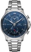 IWC Miesten kello IW390701 Portugieser Sininen/Teräs Ø44.6 mm