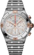 Breitling Miesten kello IB0134101G1A1 Chronomat B01 42 Hopea/Teräs