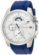 Tommy Hilfiger Miesten kello 1791349 Sport Valkoinen/Kumi Ø46 mm