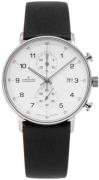 Junghans Miesten kello 41/4771.00 Form C Hopea/Nahka Ø40 mm