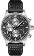 IWC Miesten kello IW377903 Pilots Musta/Hiilikuitua Ø43 mm