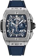 Hublot Miesten kello 642.NX.7170.RX Big Bang 42mm Sininen/Kumi