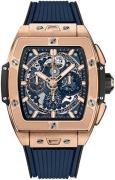 Hublot Miesten kello 642.OX.7180.RX Big Bang 42mm Sininen/Kumi