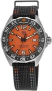 TAG Heuer Miesten kello WAZ101A.FC8305 Formula 1 Oranssi/Tekstiili