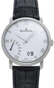 Blancpain Miesten kello 6668-1127-55B Villeret Valkoinen/Nahka Ø40.5