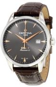 Certina Miesten kello C029.807.16.081.01 DS 1 Harmaa/Nahka Ø40 mm