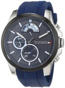 Tommy Hilfiger Miesten kello 1791350 Sport Sininen/Kumi Ø46 mm