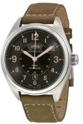 Hamilton Miesten kello H70505833 Khaki Musta/Nahka Ø42 mm