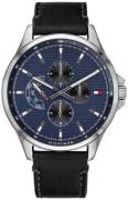 Tommy Hilfiger Miesten kello 1791616 Sininen/Nahka Ø44 mm