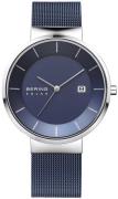 Bering Miesten kello 14639-307 Solar Sininen/Teräs Ø39 mm