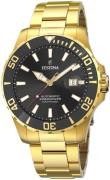 Festina Miesten kello F20533-2 Diver Musta/Kullansävytetty teräs