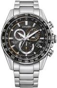 Citizen Miesten kello CB5914-89E Radio Controlled Musta/Teräs Ø43 mm