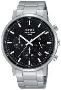 Pulsar Miesten kello PT3885X1 Sport Musta/Teräs Ø42 mm