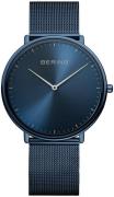 Bering Miesten kello 15739-397 Ultra Slim Sininen/Teräs Ø39 mm