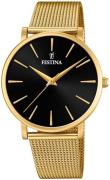 Festina Naisten kello F20476-2 Musta/Kullansävytetty teräs Ø38 mm