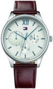 Tommy Hilfiger Miesten kello 1791418 Hopea/Nahka Ø44 mm