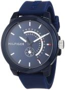 Tommy Hilfiger Miesten kello 1791482 Denim Sininen/Kumi Ø44 mm