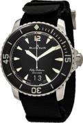 Blancpain Miesten kello 5050-12B30-NABA Fifty Fathoms Musta/Tekstiili