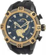 Invicta Miesten kello 37605 Marvel Vihreä/Kumi Ø52 mm