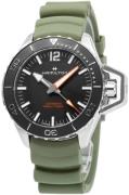 Hamilton Miesten kello H77825331 Khaki Navy Frogman Musta/Kumi Ø46 mm