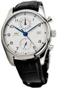 IWC Miesten kello IW390302 Portuguese Valkoinen/Nahka Ø42 mm