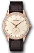 Jaeger LeCoultre Miesten kello 1352502 Master Ultra Thin Beige/Nahka