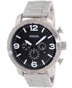 Fossil Miesten kello JR1353 Nate Musta/Teräs Ø50 mm