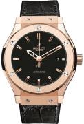 Hublot Miesten kello 511.OX.1180.LR Classic Fusion Musta/Nahka Ø45 mm