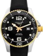 Longines Miesten kello L3.782.3.56.9 HydroConquest Musta/Kumi Ø43 mm