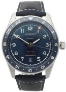 Longines Miesten kello L3.812.4.93.2 Spirit Zulu Time Sininen/Nahka