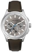 Nautica Miesten kello A16693G NCT Hopea/Nahka Ø44 mm