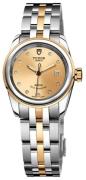 Tudor Naisten kello M51003-0003 Glamour Date Samppanja/18K