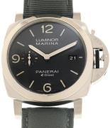 Panerai Miesten kello PAM01358 Luminor Harmaa/Tekstiili Ø44 mm