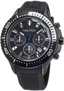 Nautica Miesten kello NAPP25F17 Musta/Kumi Ø48 mm