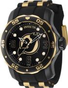 Invicta Miesten kello 42310 NHL Musta/Kullansävytetty teräs Ø48 mm