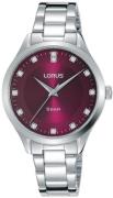 Lorus Naisten kello RG297QX9 Classic Violetti/Teräs Ø36 mm