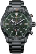 Citizen Miesten kello AT2527-80X Sport Vihreä/Teräs Ø43.5 mm