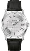 Bulova Miesten kello 96B388 Wilton Hopea/Nahka Ø41 mm